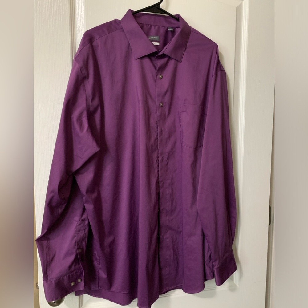 Mens Van Huesen dress shirt long sleeve 19/37-38
